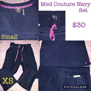 Navy scrub set